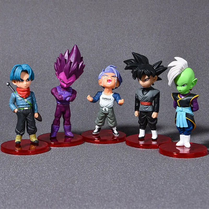 18 шт./лот Dragon Ball Супер Saiyan Goku Коллекционные фигурки Куклы домашний декор
