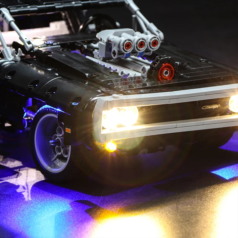 

Led Light Kit for 42111 dodge muscle car series building block model ,the decoration for children's toys(led only,no blocks)