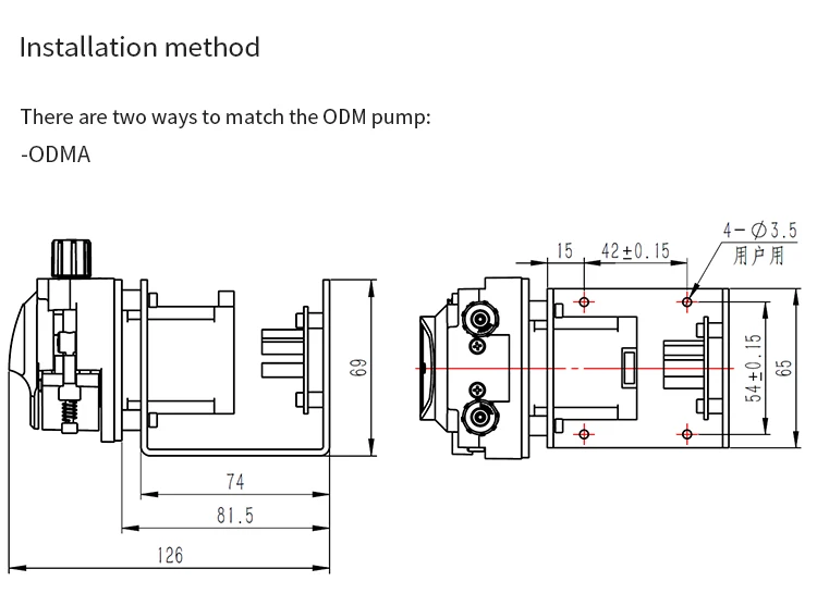 Kamoer KCM-ODM 12 V/24 V Мини Насадка На шланговый насос с трубкой Небольшой Поток шагового двигателя(13,5~ 320 мл/мин., 4/8 роторов