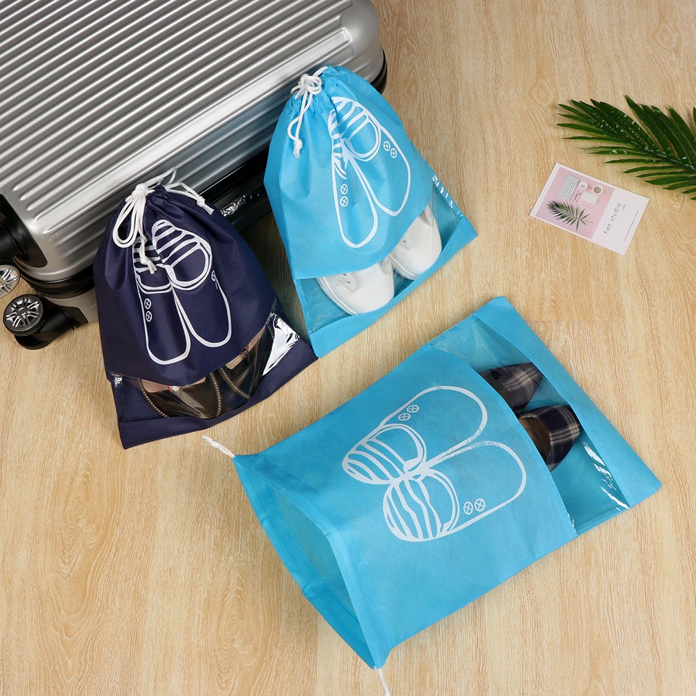 1 шт. водонепроницаемая сумка для обуви путешествия Портативный карман хранения