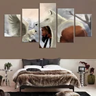 Модульная Картина на холсте для домашнего декора, 5 шт., WOW Warcraft DOTA 2, Классическая игра, картина, постер на стену для дома, холщовая рамка