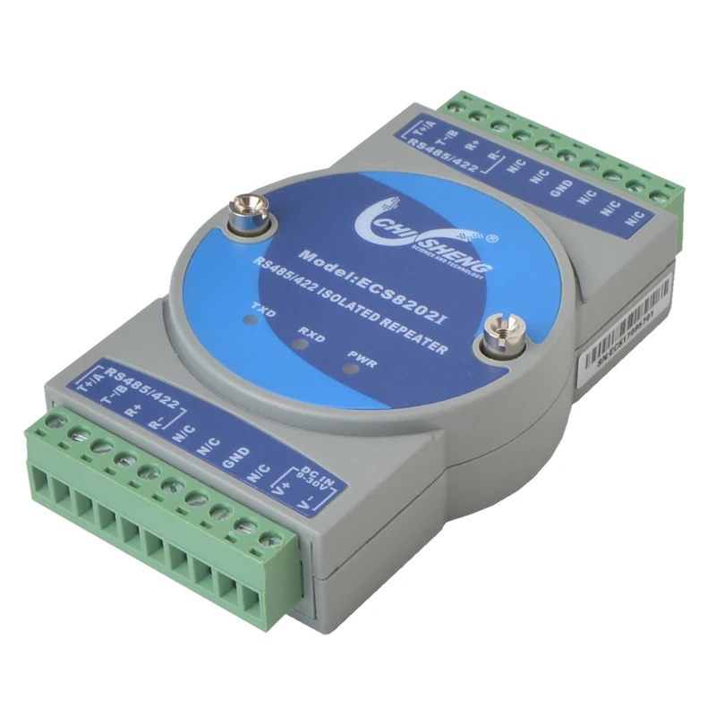 

ECS8202I Industrial RS485/422 Relay Signal Extension Amplifier 485 to 422 Photoelectric Isolation