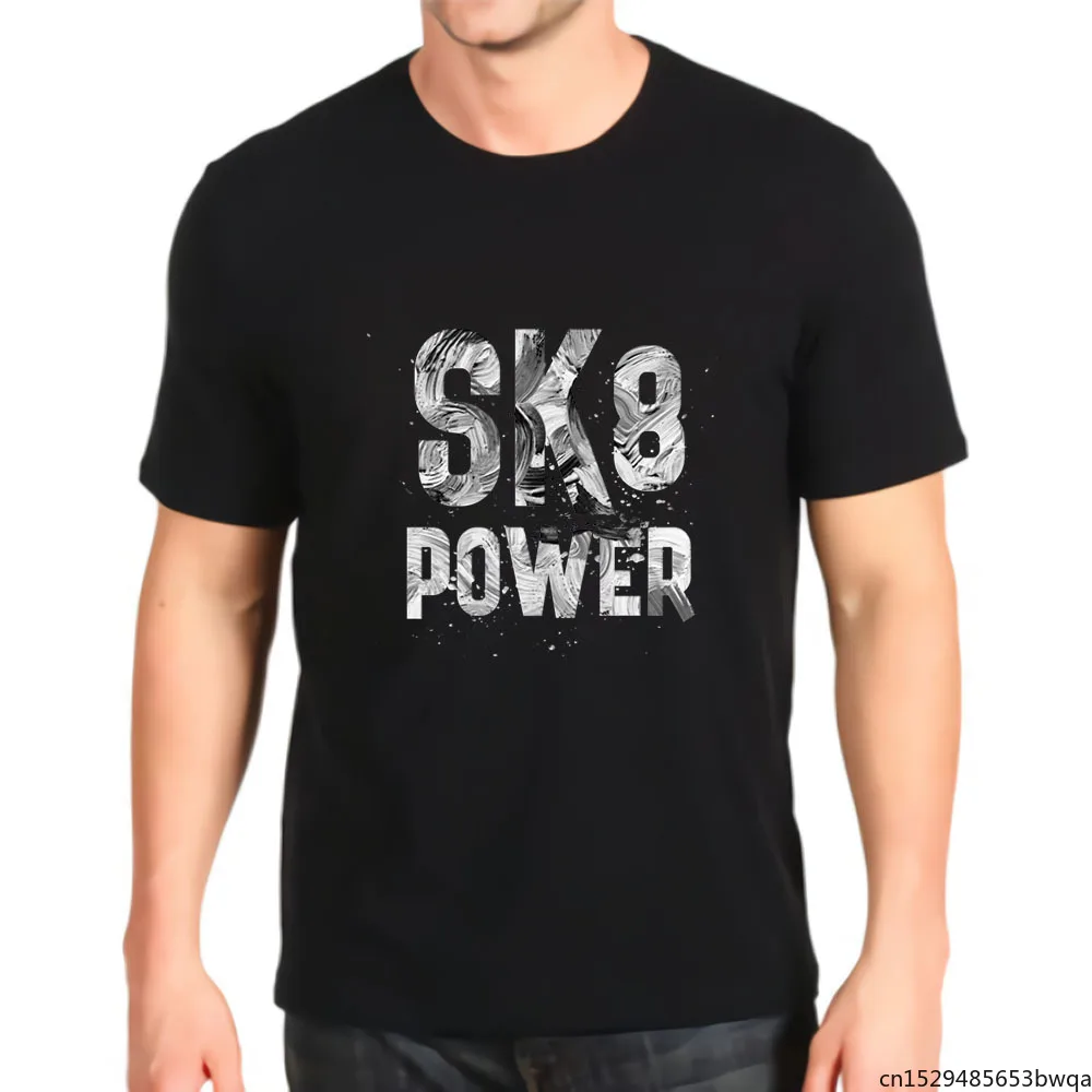 

Sk8 Power Top Men's Anime Best Seller T-shirt New Kawaii Graphic T Shirt