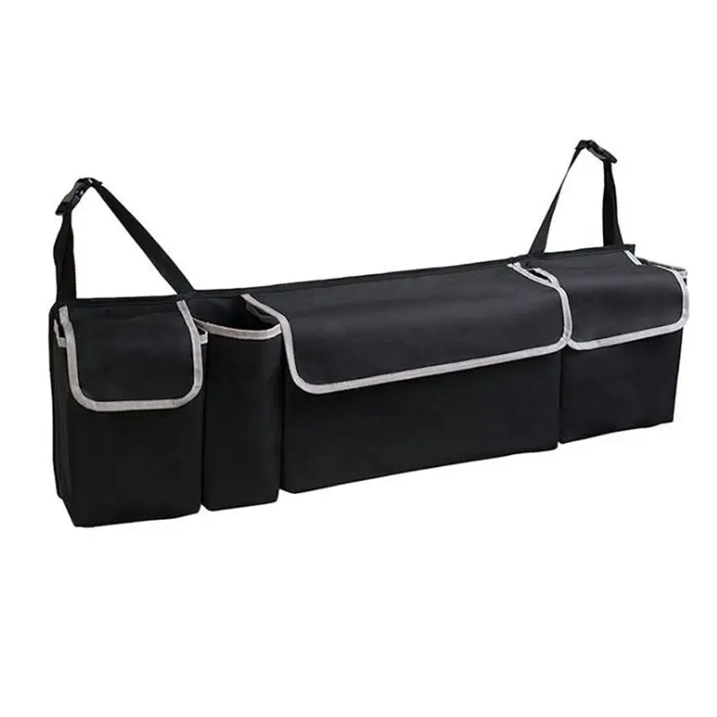 

Outdoor Universal Car Storage Bag Trunk Back Seat Car Organizer Between Seats Save Space Pocket Shape Bag Rear Seats Organizer