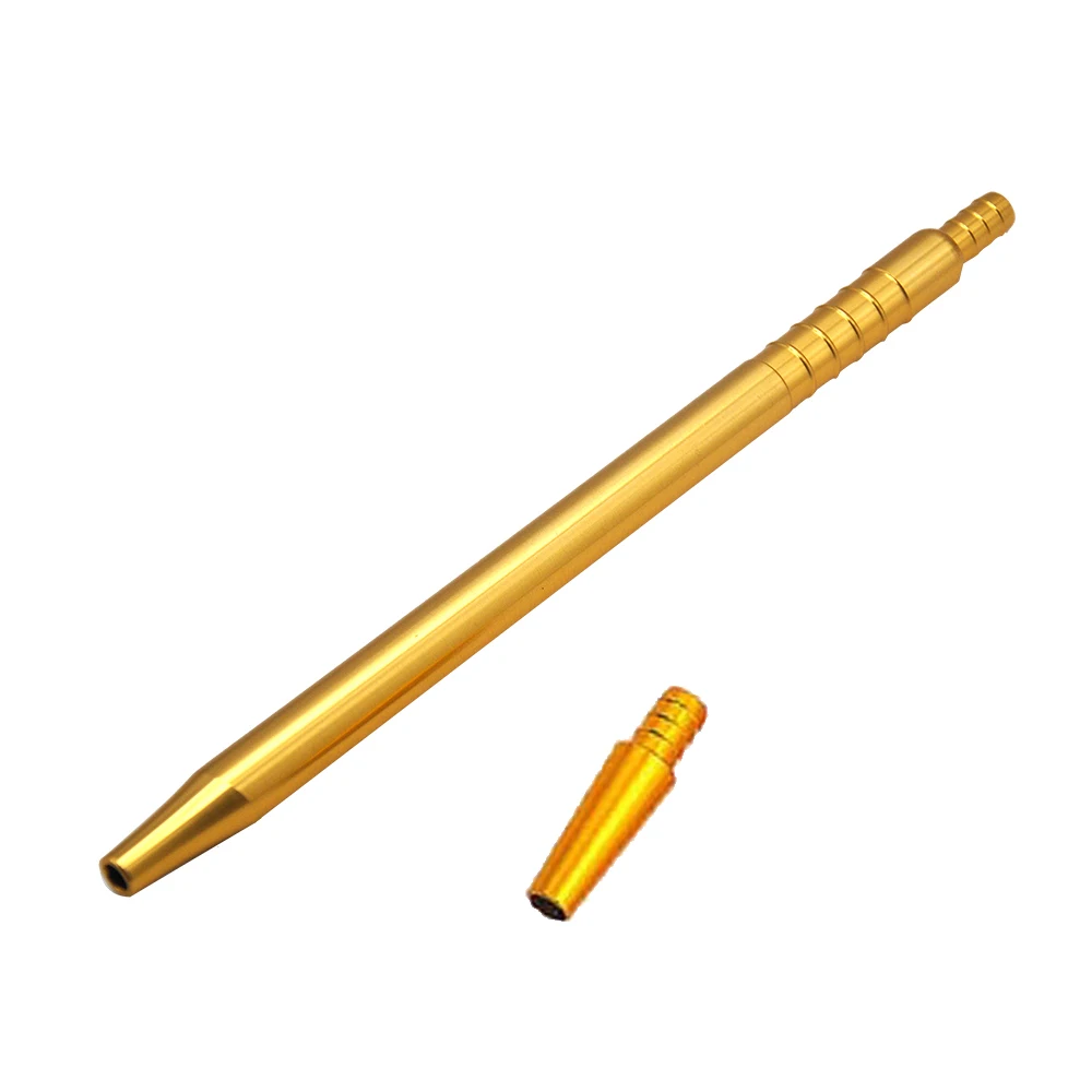 Gold HORNET Премиум золотой алюминиевый сплав Набор ручек для кальяна 12 мм кальян chicha Nargile силиконовый шланг трубка Кальян Аксессуары для трубок - Цвет: Gold