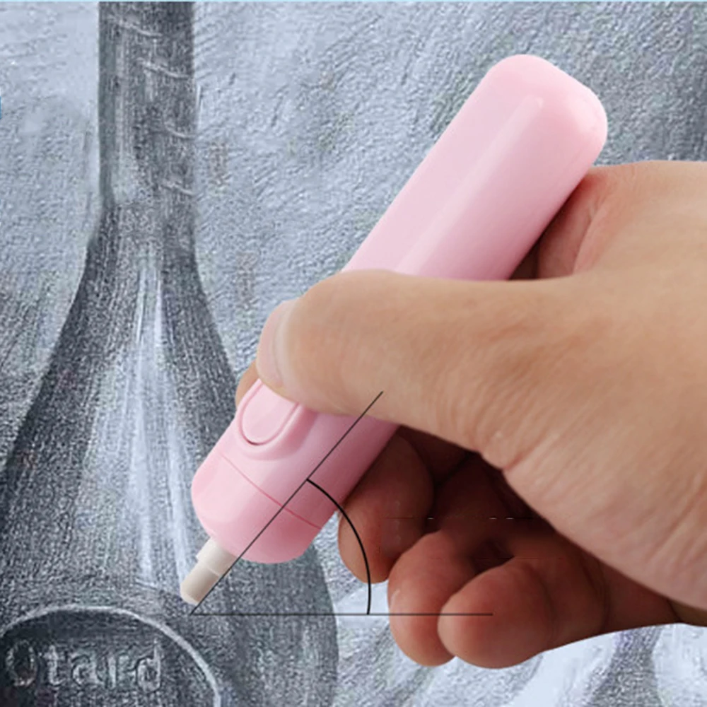 

Cute Eraser Electric Automatic School Supplies Stationery Art Electronic Pencil Erasers Child Day Gift Material