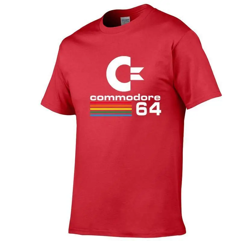 

2019 verano Commodore 64 camisetas C64 SID Amiga Retro 8-bit Ultra Cool diseo camiseta vinilo hombres ropa con manga corta
