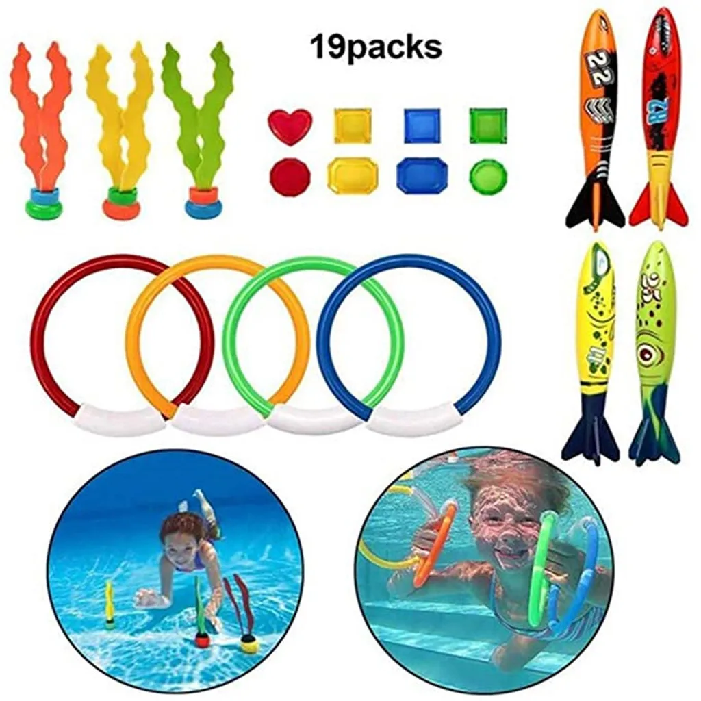 

Multicolor Diving Stick Toy Underwater Swimming Diving Pool Toy Under Water Games Training Diving Sticks Gift Set Bundle 5W3