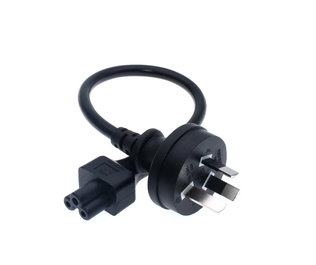 3 зубчатый кабель питания австралийская Новая Зеландия разъем C5 Cloverleaf адаптер