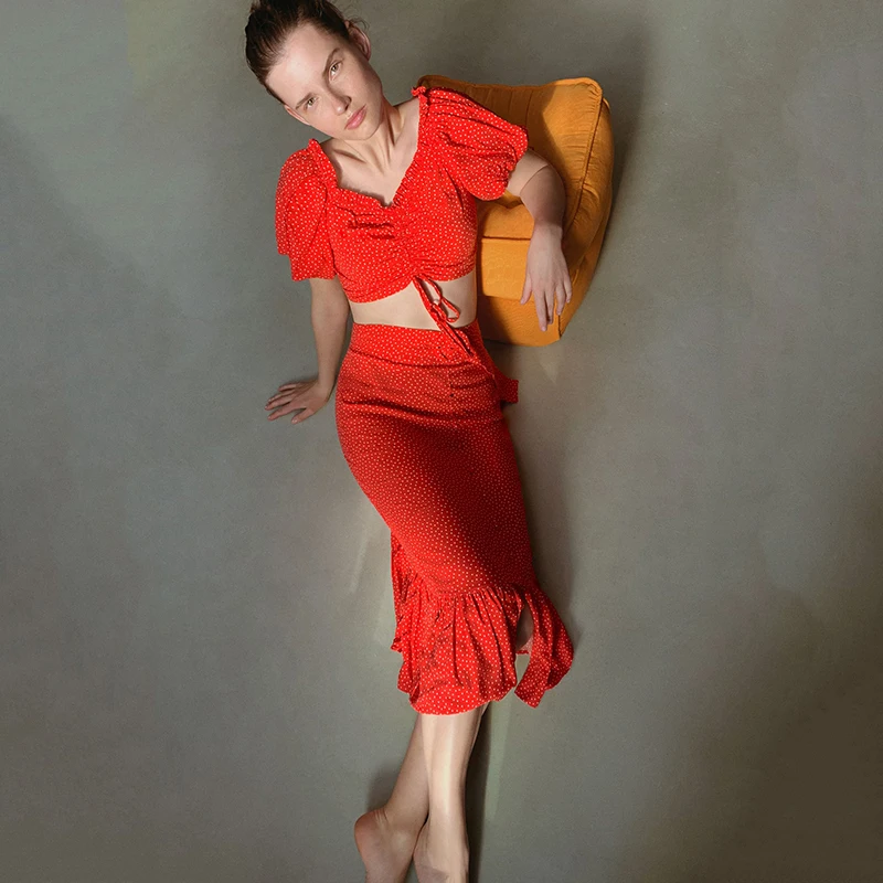 Женская длинная Плиссированная Юбка ZA 2020 в богемном стиле Однотонная юбка с