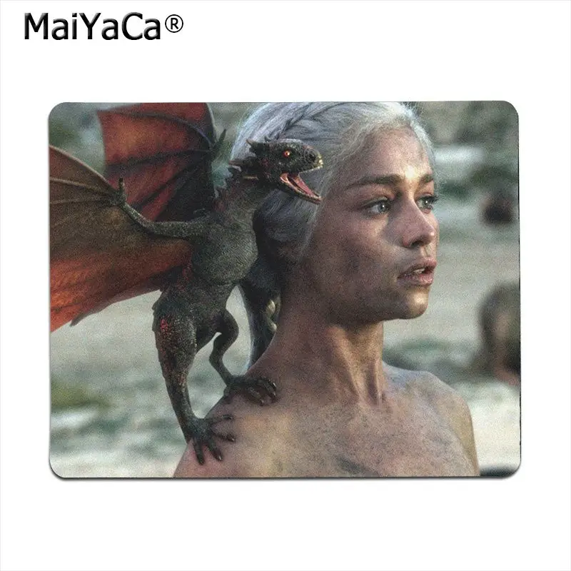 Maiya Игра престолов Daenerys Таргариен Дракон офисные мыши геймер мягкий коврик для