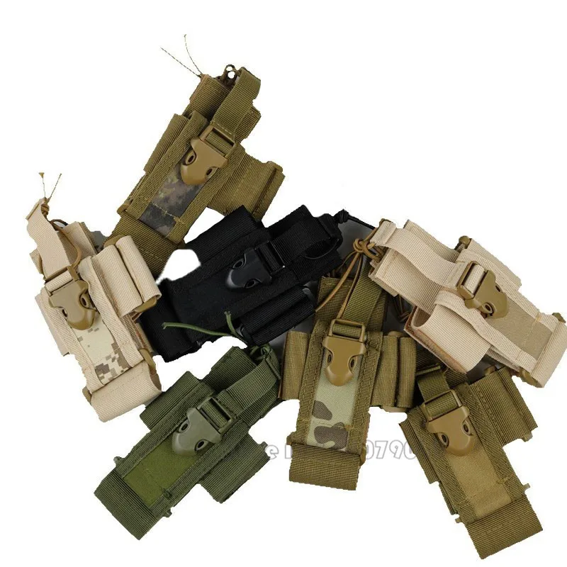 Открытый тактический Спорт Molle Радио Walkie держатель рации сумка Военная