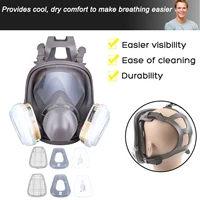 samger 6800 mask gasmask paint mask respirator protection combination with 5n11 filter cotton 501 filter box respirator gas mask