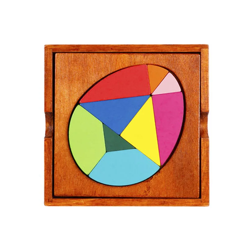 

Egg Shape Toy 3D Wooden Puzzle For Adults IQ Challenges Brain Games For Kids Jeu Educatif Enfant 4 5 6 7 8 Ans