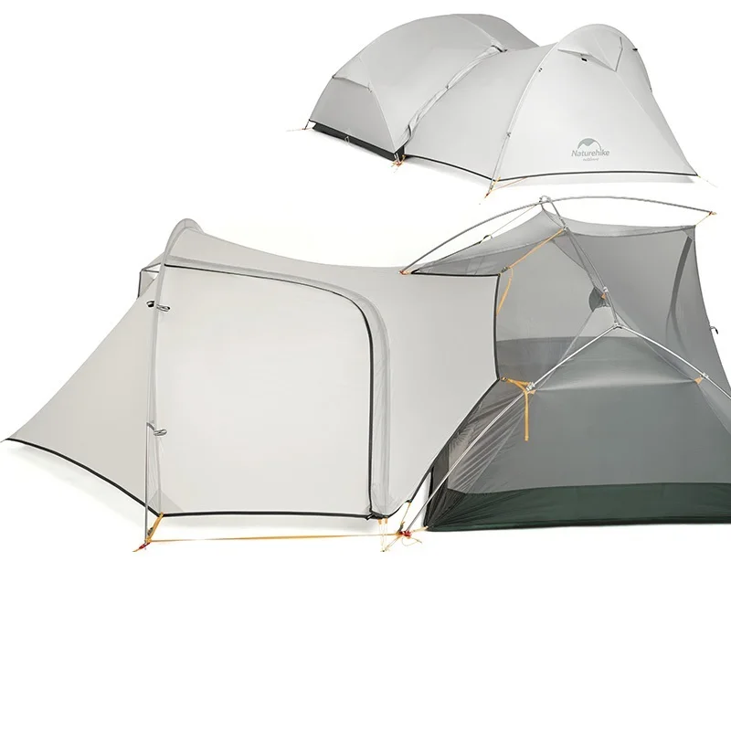 Naturehike с фабрики Mongar 2 палатка двухслойная 2 человек Водонепроницаемый Сверхлегкий купол палатка DHL - Цвет: Vestibule for Mongar