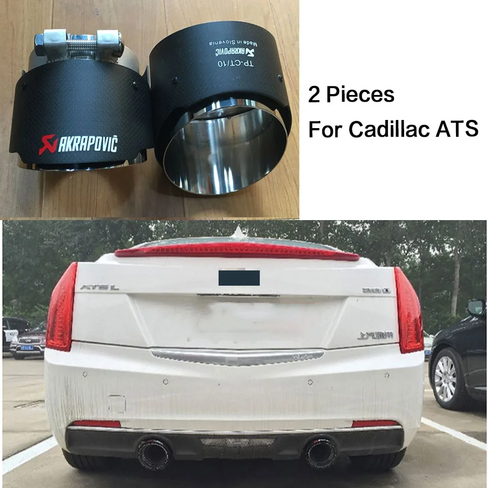 Akrapovic автомобильный глушитель для Cadillac ATS Jeep grand cherokee Prado Mazda 6 Atenza CX-5 CX5 - Цвет: For Cadillac ATS