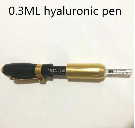 0.3ML hyaluron pen Горячее предложение Высокое давление Гиалуроновая кислота ручка высокая плотность Металл для против морщин лифтинг губ гиалурон пистолет распылитель гиалуроновая ручка - Номер модели: 0.3ML hyaluron pen
