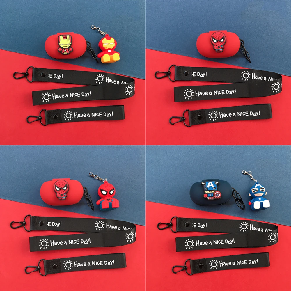 

Силиконовый чехол для Samsung Galaxy Buds, с держателем для телефона
