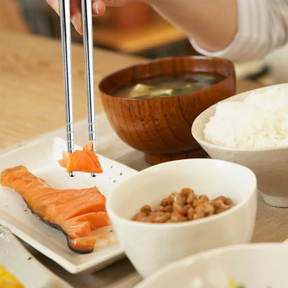 Китайские стильные длинные белые палочки для еды с рисунком лозы из нержавеющей