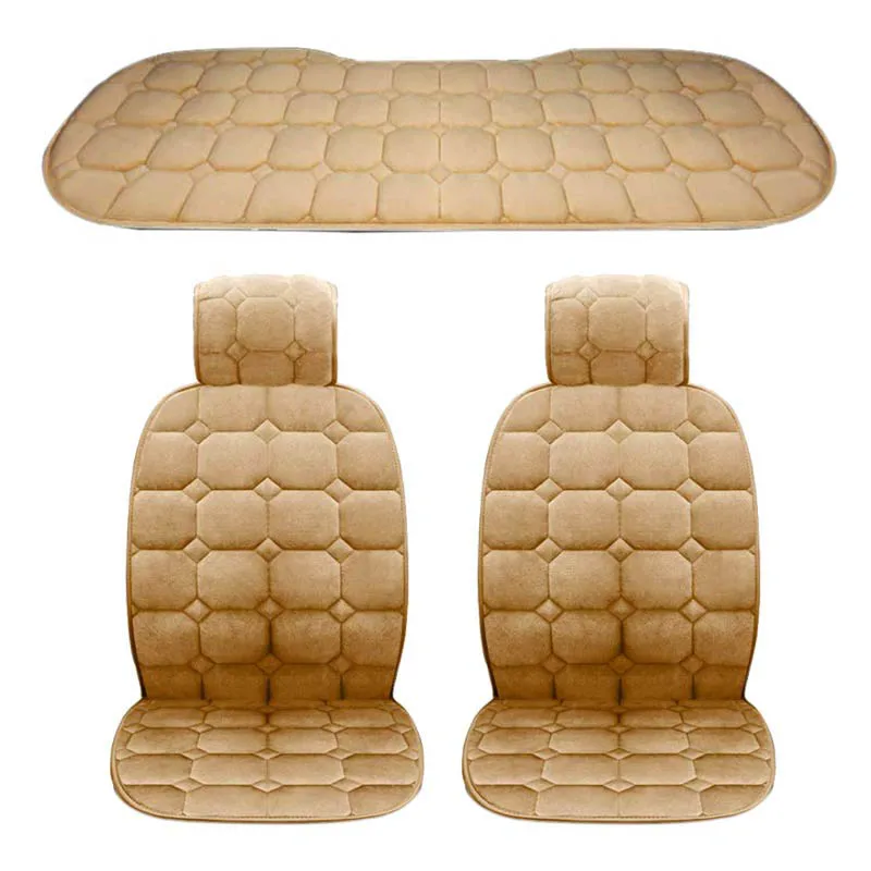 Economici Universale Pad Cuscino Del Sedile Auto Copertura Di Sede Auto Interni Sedile Protezione Caldo Inverno Anteriore Sedile Posteriore Breve Peluche Pad Zerbino