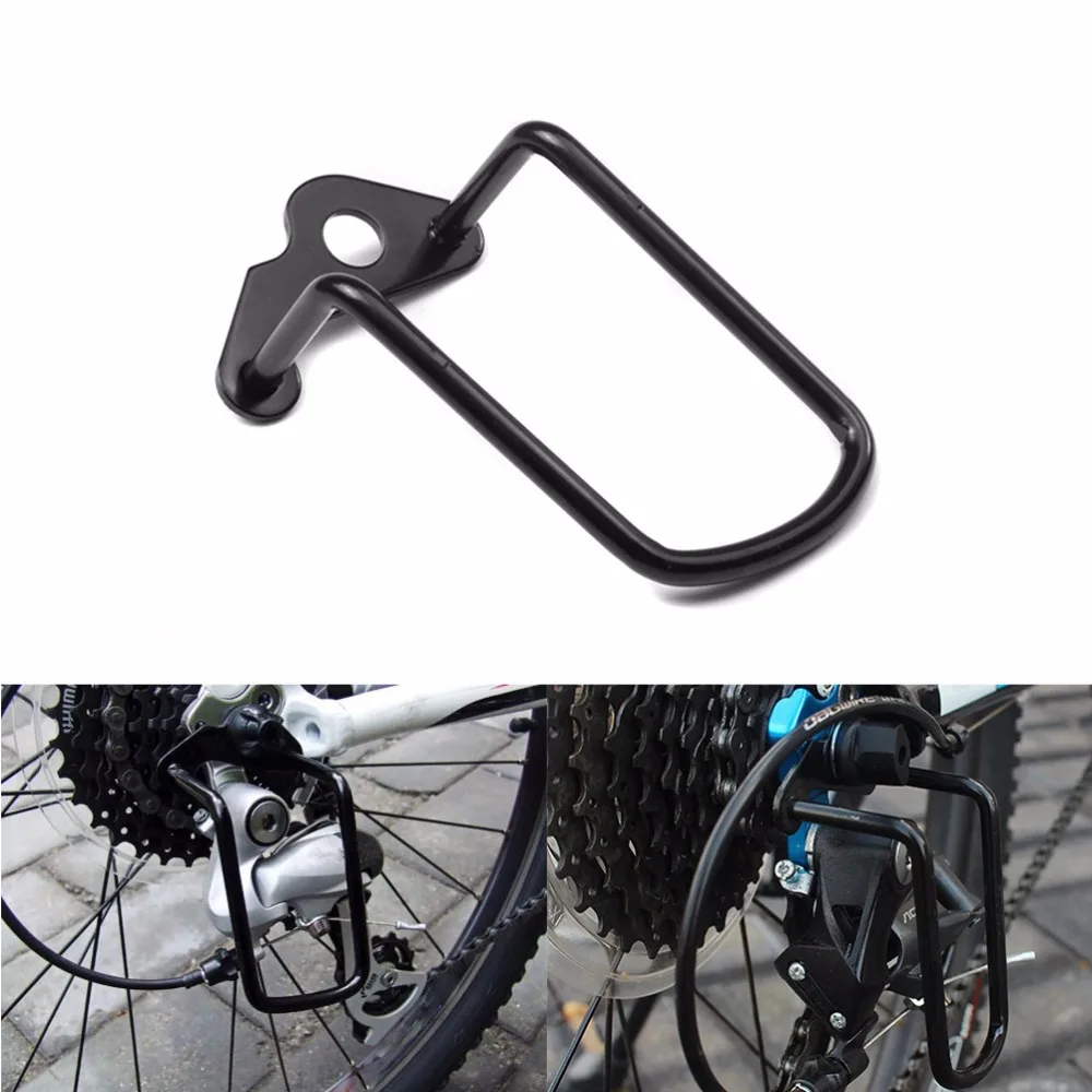 

1Pcs Adjustable Steel Black Bicycle Mountain Bike Rear Gear Derailleur Chain Stay Guard Protector Outdoor Cycling Accessories