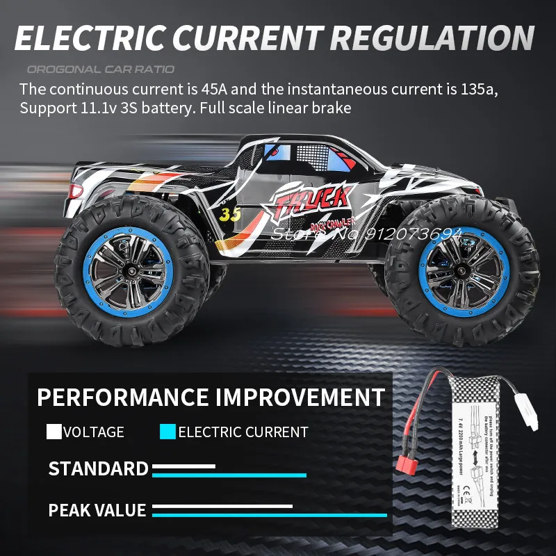 80 км/ч полноприводный бесщеточный двигатель багги с дистанционным управлением 200