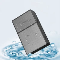 creative metal usb rechargeable lighter cigarette case 20pcs replaceable black silk moisture proof pressure proof lighter