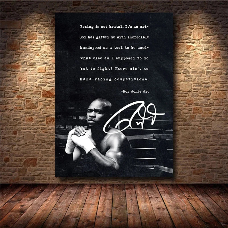 Боксерская Мэнни Pacquiao ретро холст печатный плакат Ретро бар боксерская звезда