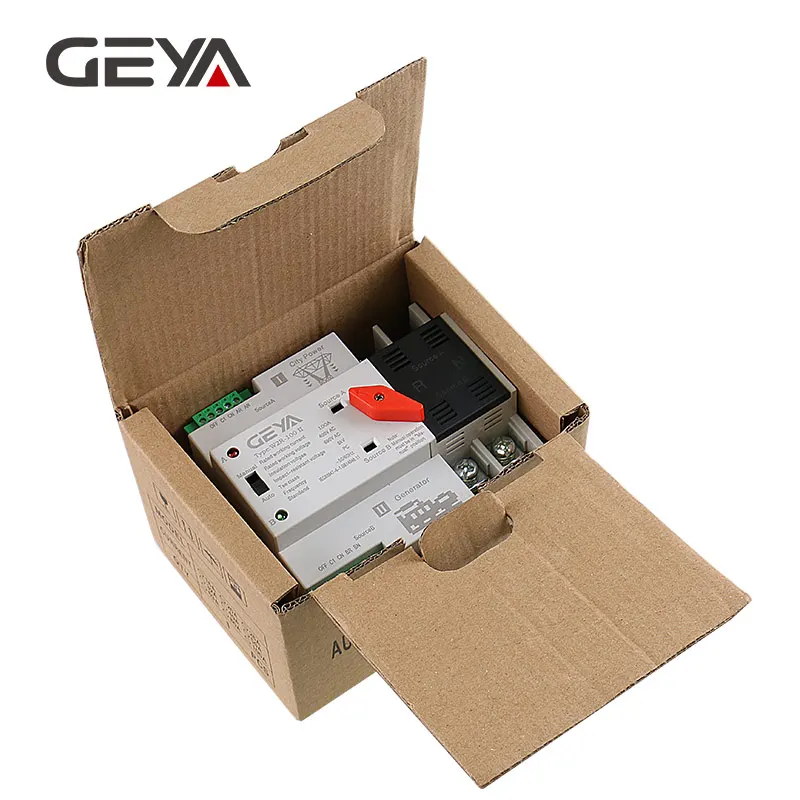 Автоматический выключатель GEYA 2Pole ATS 63A 100A 50/60 Гц PC класс двойной передачи мощности