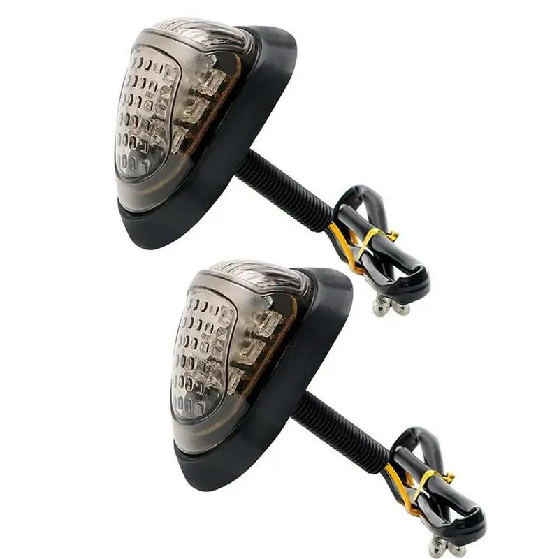 2 шт. Универсальный светодиодный индикатор поворота для мотоцикла светильник s