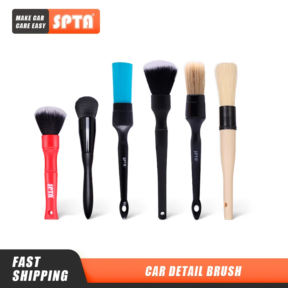 

(Single Sale) SPTA Car Wash Car Detailing Brush Auto Cleaning Car Cleaning Detailing Set Dashboard Air Outlet Cleaning Brush