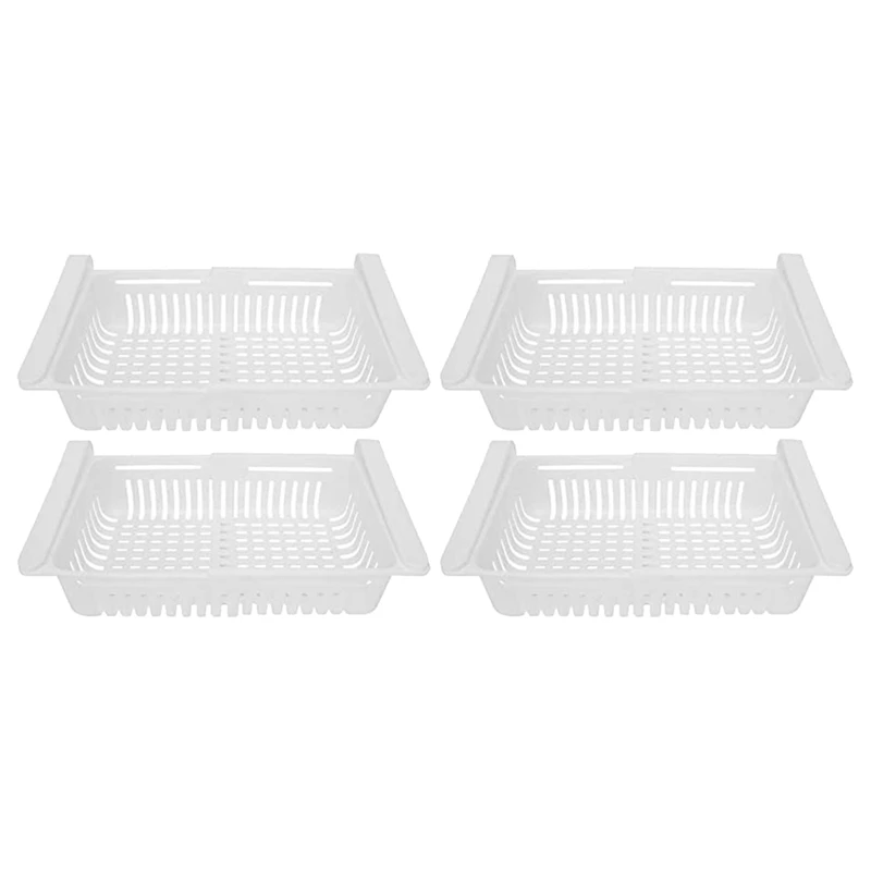 

4 предмета в комплекте с выдвижными ящиками Тип холодильник коробка для хранения полки закрытой органайзер для овощей контейнер держатель ...