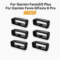 6pc strap band safety buckle for garmin fenix55 plusforerunner 235630 735xt rubber replacemen rings for samsung galaxy watch