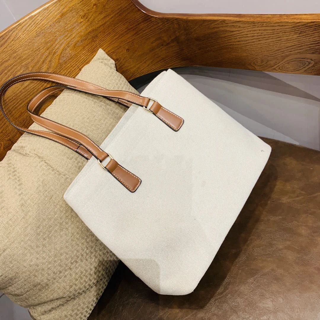 

Ladies white new fashion trendy handbag shopping bag