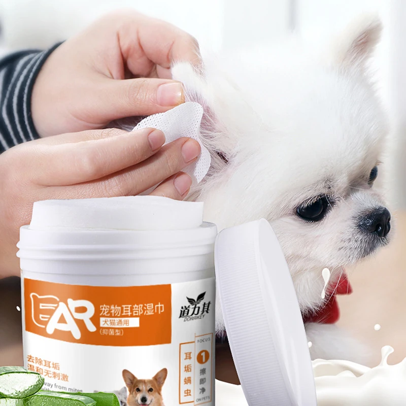 

Влажные салфетки для домашних животных, 130 штук, 1 шт.