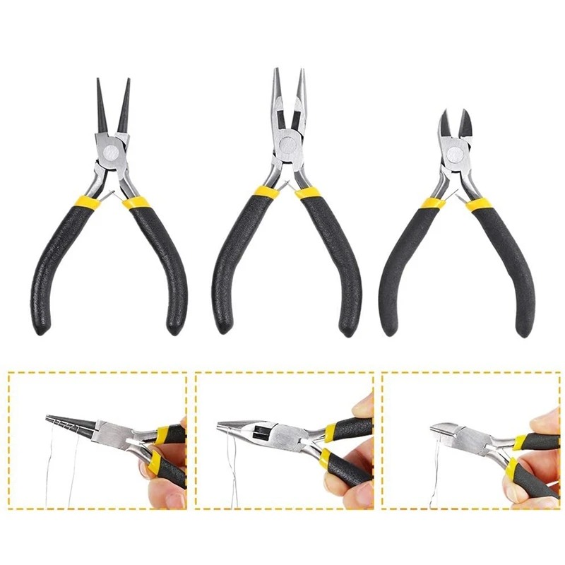 

Jewelry Making Supplies Kit with Jewelry Tools Jewelry Wires and Jewelry Findings for DIY Jewelry Repair and Beading