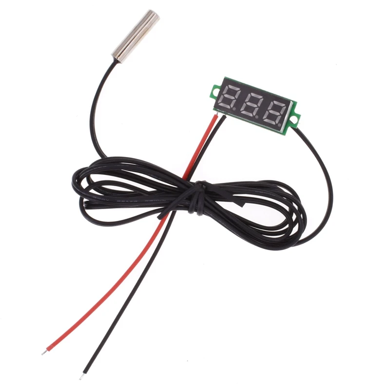 Красный термометр с цифровым дисплеем измеритель температуры модуль детектора