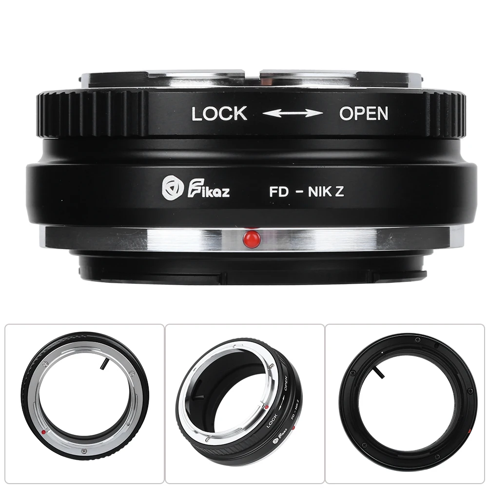 Адаптер Fikaz для объектива из алюминиевого сплава Canon FD объектив Nikon Z крепление