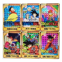 12pcsset jumbo limite5000 super saiyan dragon ball z heroes battle card ultra instinct goku vegeta game collection cards