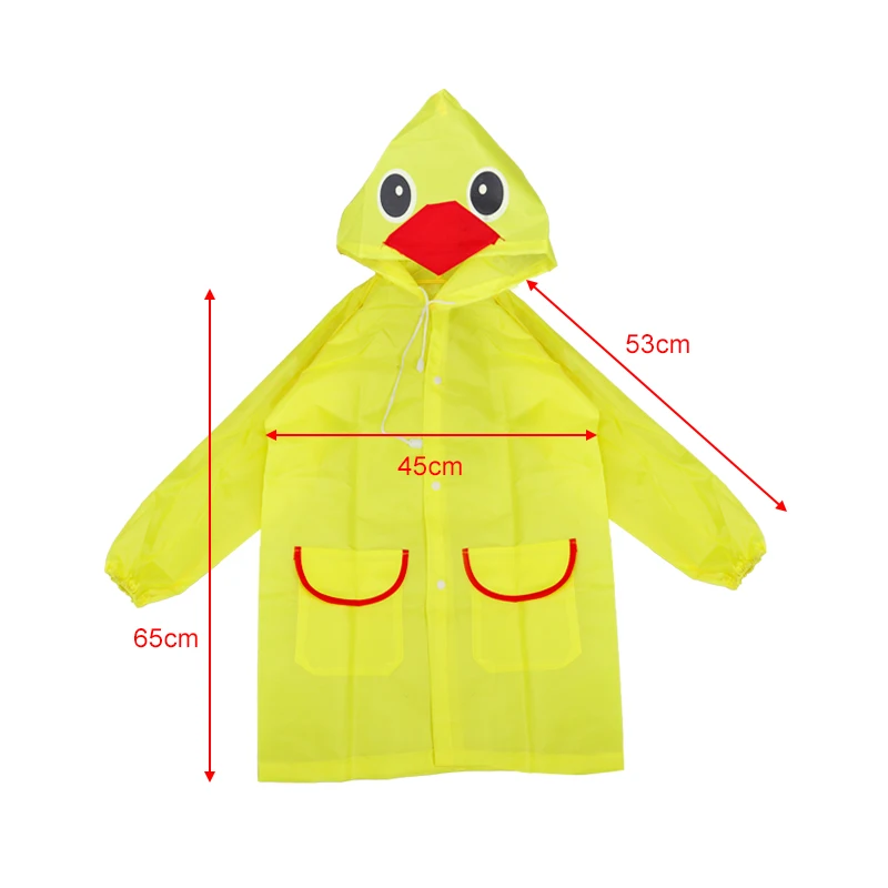 

Raincoat Kids Cartoon Animal Style Waterproof Kids Raincoat Baby Raincoat for Children Rain Coat Rainwear Rain Coat Kids
