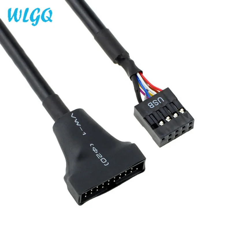 USB2.0 9 контактный Штекерный корпус для USB 3 0 19pin20pin удлинитель шины|Компьютерные