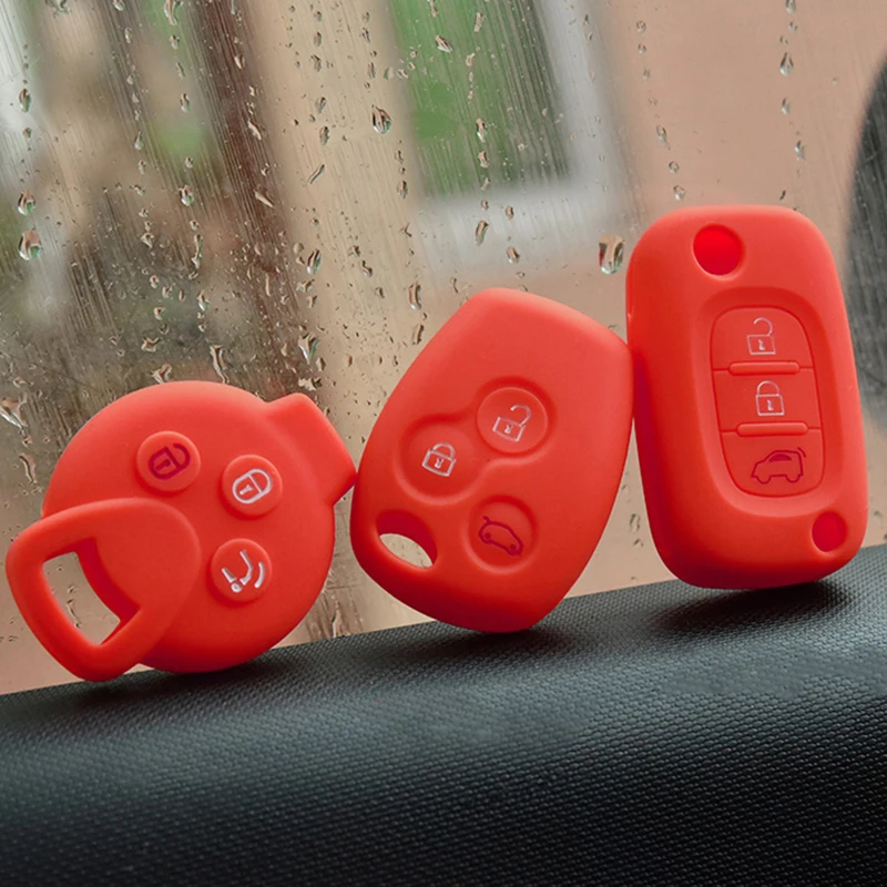 Чехол для автомобильного ключа чехол брелок силиконовый защитный декоративный