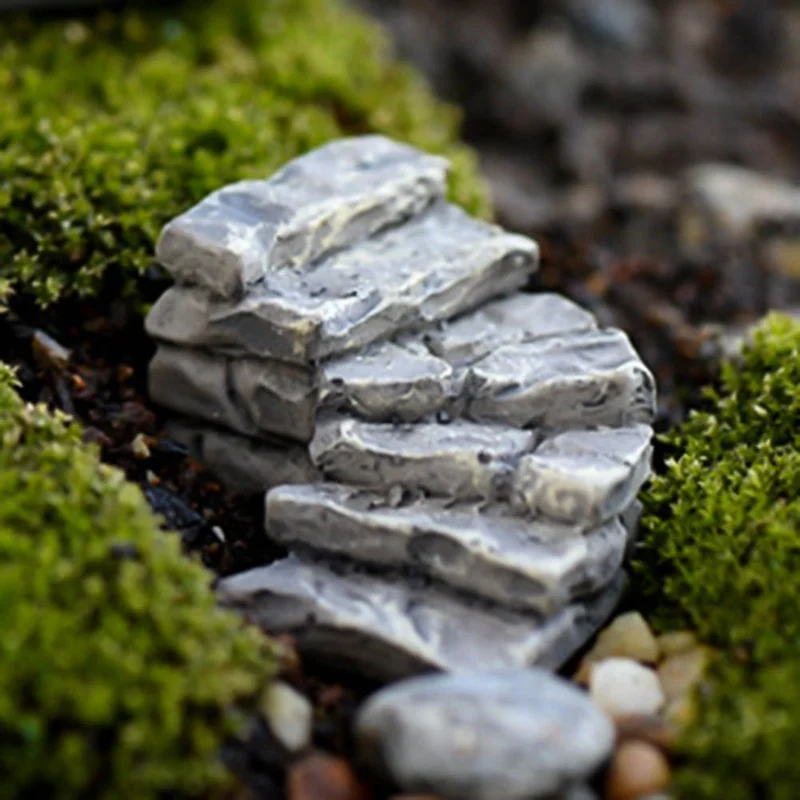 Каменные ступени мох миниатюрное ландшафтное украшение миниатюрные украшения