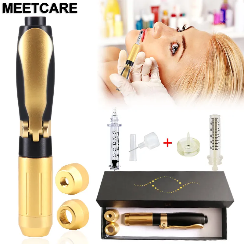 Инъекционный пистолет 2 в 1 гиалуроновая ручка с золотым наконечником 0 3 мл и 5