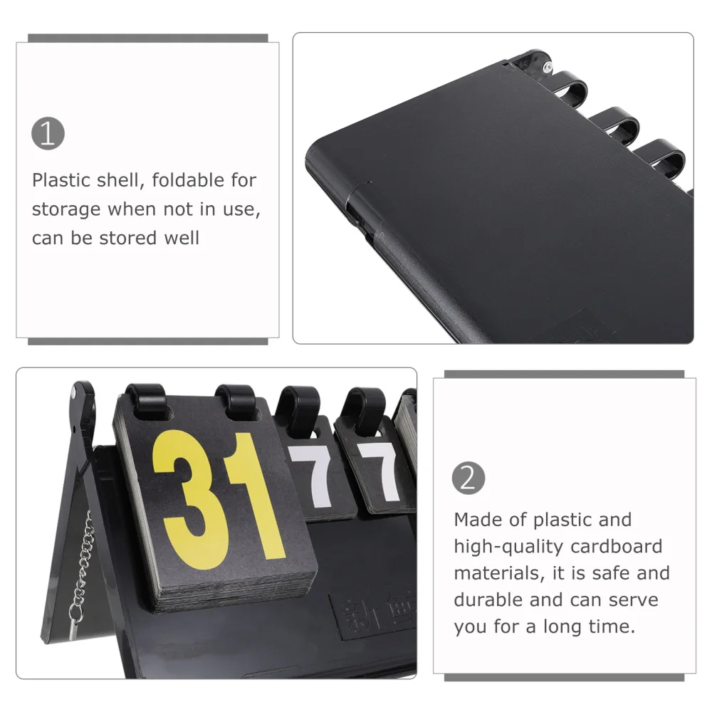 

1pc Professional Sports Game Score Recorder 4-Digit Scorer for Games