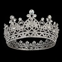 tiaras and crown hadiyana elegant exquisite party headband bridal wedding hair accessories zircon bcy8952 corona princesa