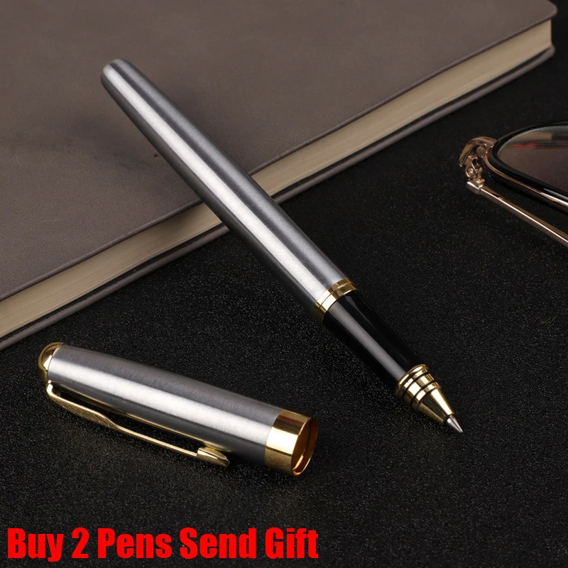 

Новое поступление, брендовая металлическая шариковая ручка, Роскошный деловой подарок, ручка для письма, красивые офисные канцелярские при...