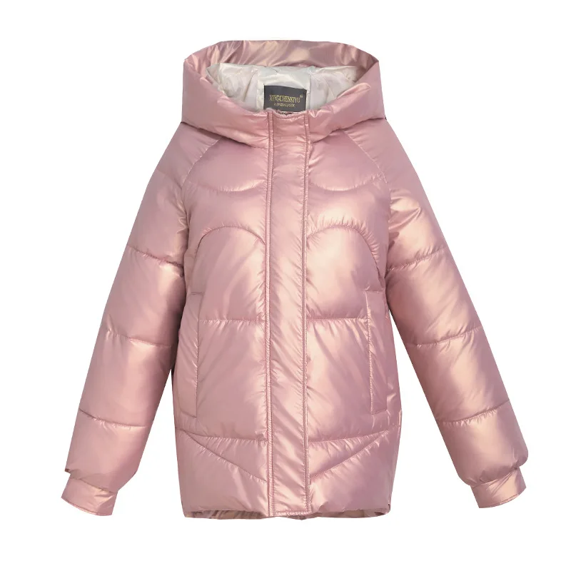 Высококачественная Новинка 2021 зимняя куртка пальто с воротником-стойкой модные