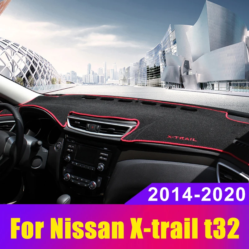 Чехол для приборной панели автомобиля Nissan X trail t32 2014 2018 2019 панельный коврик защиты