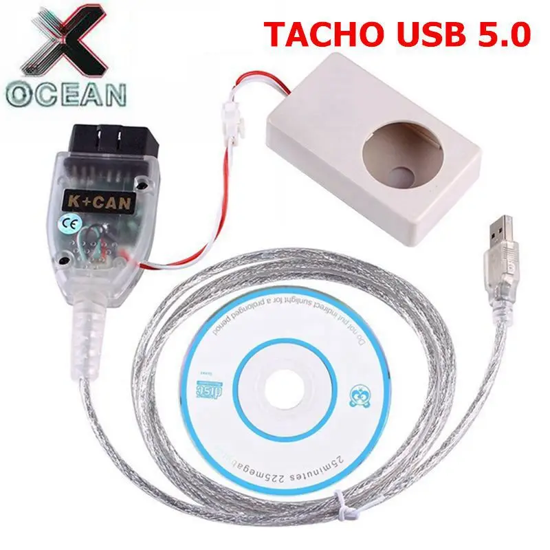 Высококачественный USB кабель Vagtacho версии V 5 0 для VAG Tacho V5.0 NEC MCU 24C32 или 24C64 с